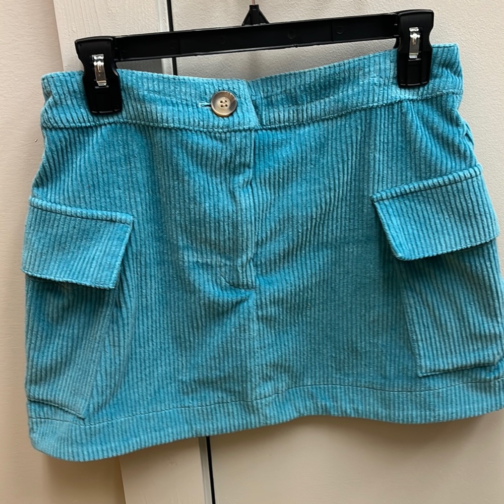 Ciao Lucia blue corduroy skirt size 4